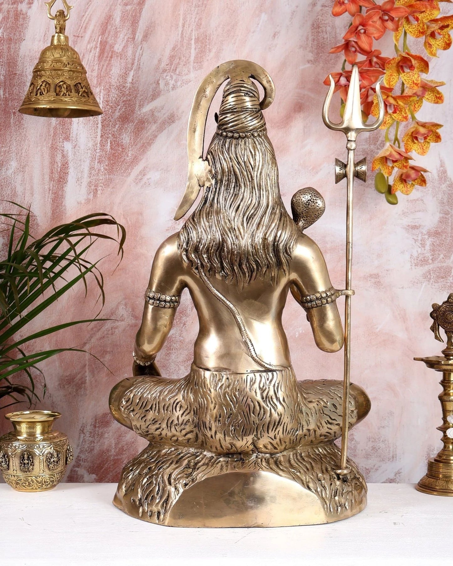 Brassaura® Brass Lord Shiva Statue | Height 23 Inches