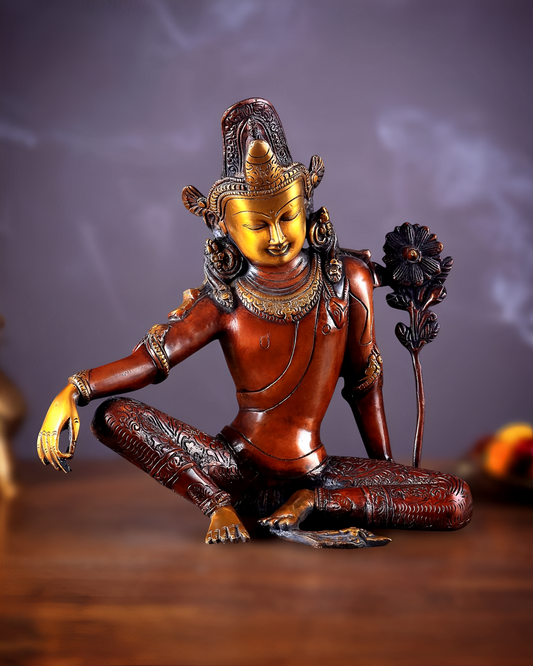 Brass Artistic Tara Weight 4.9 Kg