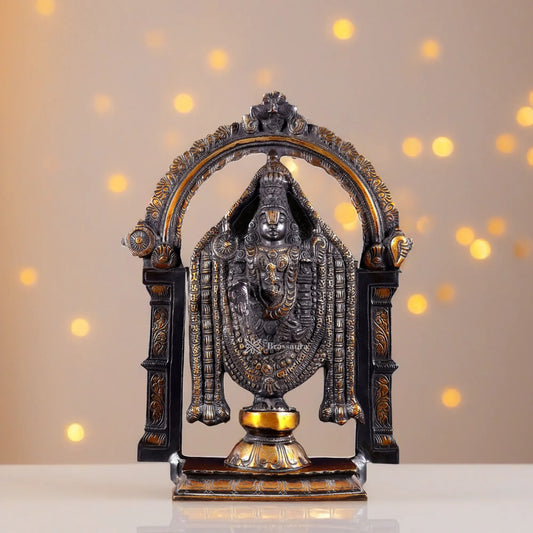 Brass Balaji Standing , Golden finish 13" Inch & Weight 4.5 Kg