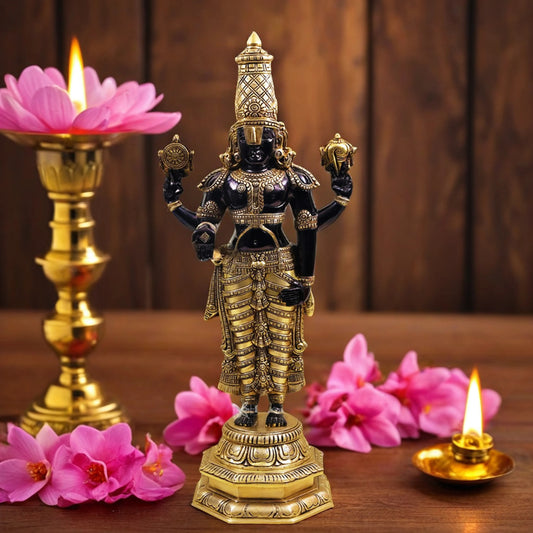 Brass color Bala Ji statue for home decor and gift Item weight 21.5 kg Height 33 inch