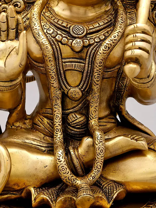 ब्रासोरा® वृंदावन वेणुगोपाल कृष्ण पीतल की प्रतिमा मोर के साथ | एंटीक नीला और सुनहरा रंग | ऊँचाई 20 इंच