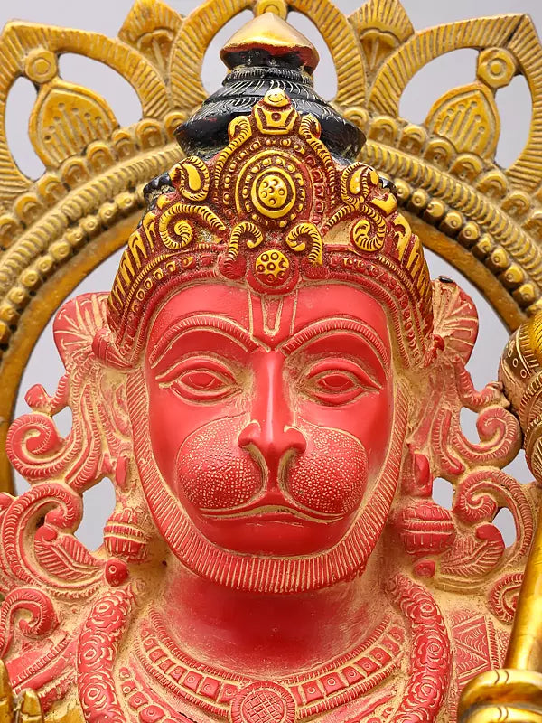 ब्रासोरा® वृंदावन वेणुगोपाल कृष्ण पीतल की प्रतिमा मोर के साथ | एंटीक नीला और सुनहरा रंग | ऊँचाई 20 इंच