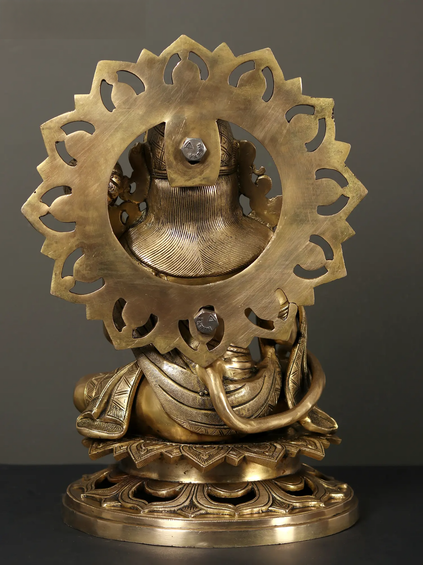Brassaura® Panchmukhi Hanuman Statue | Brass with Traditional Finish | Height 11.22 Inches & Weight 13.36 kgs