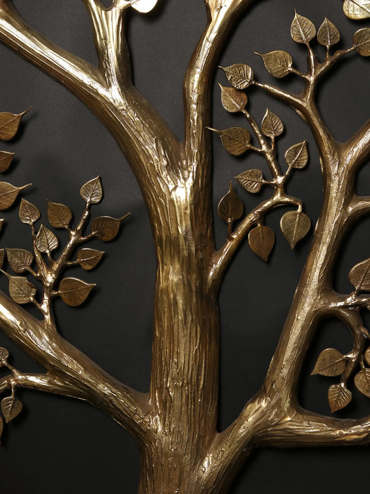 Brassaura® Brass Special Cow Baby Tree Statue | Height 74 Inches & Weight 58 kg