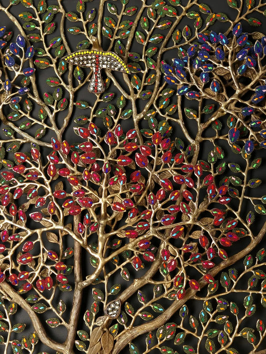 Brassaura® Brass Tree of Life Kalpvriksha Statue | Height 61.02 Inches & Weight 29 kg