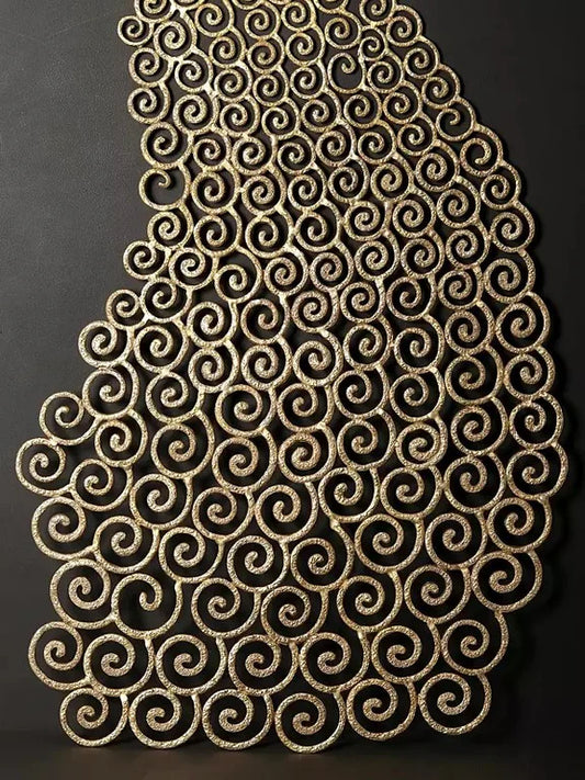Brassaura® Brass Peacock Wall Sculpture | Height 160 cm