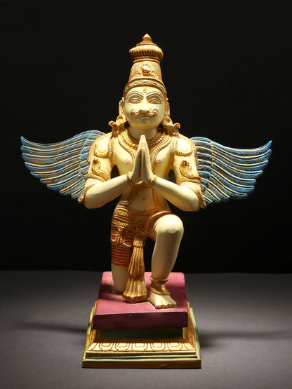 ब्रसौर® पीतल गरुड़ प्रतिमा | ऊँचाई 12 इंच और वज़न 5.60 किलोग्राम