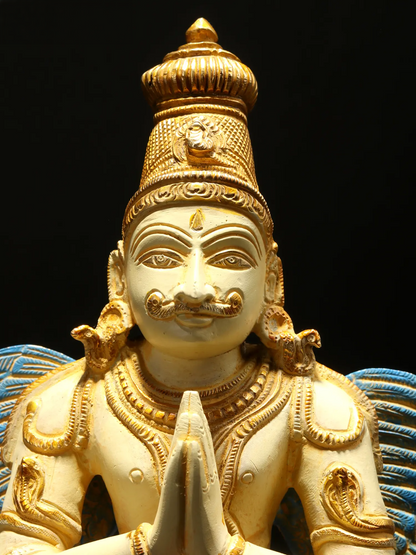 ब्रसौर® पीतल गरुड़ प्रतिमा | ऊँचाई 12 इंच और वज़न 5.60 किलोग्राम