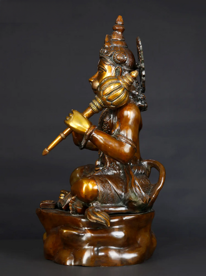 ब्रासौर® पंचमुखी हनुमान मूर्ति | पीतल की मूर्ति | ऊंचाई 20.5 इंच और वजन 20.80 किलोग्राम