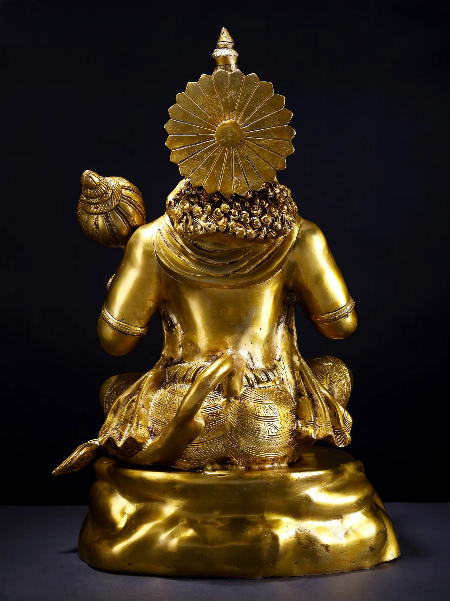 Brassaura® पंचमुखी हनुमान मूर्ति | पीतल की मूर्ति | ऊँचाई 20.5 इंच और वज़न 20.80 किलोग्राम