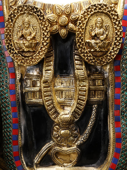 Brassaura® Brass Venkateswara Statue | Height 69 Inches & Weight 103 kg