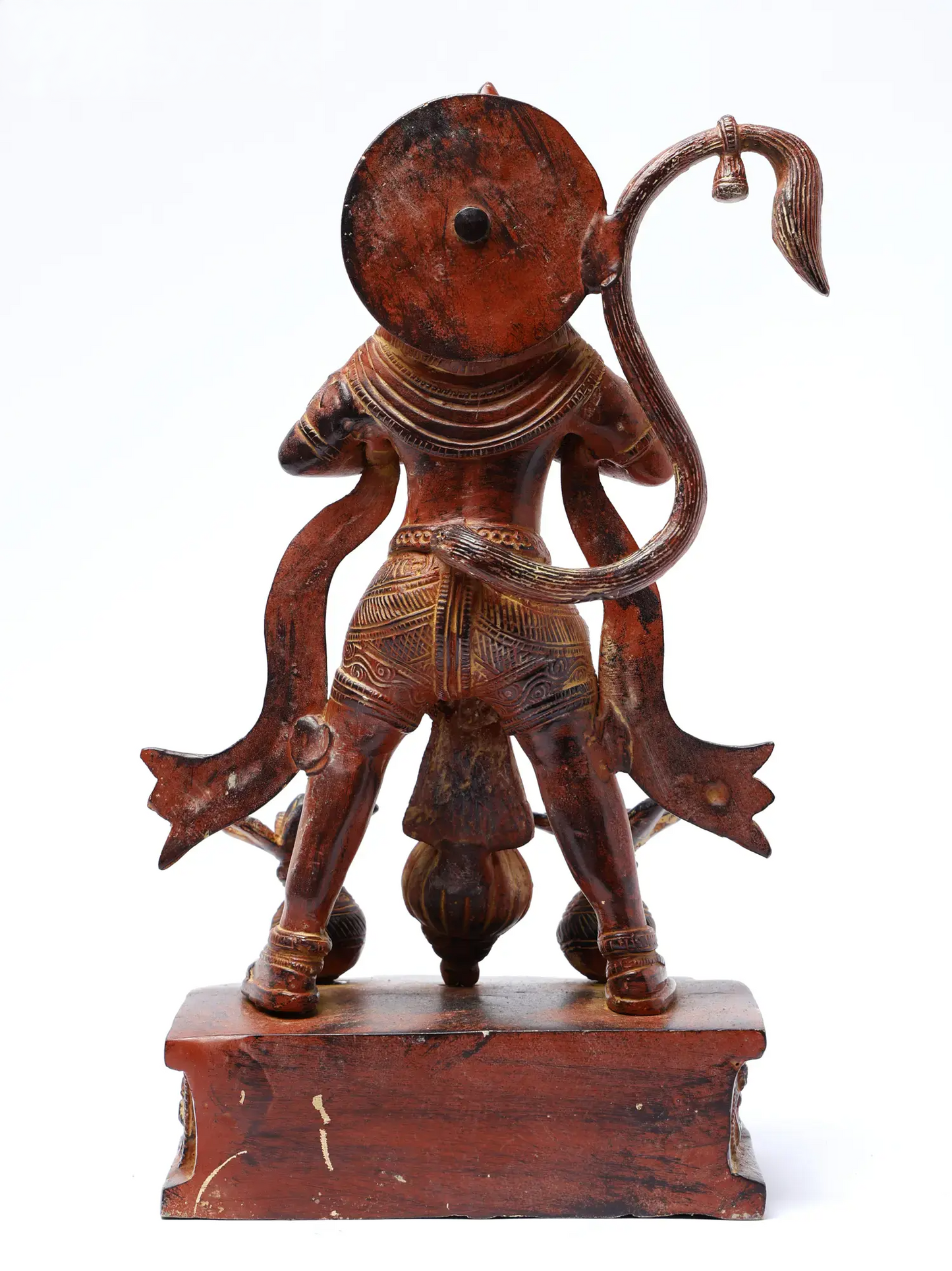 Brassaura® Panchamukhi Hanuman Standing with Gada & Purnaghata | Height 12.2 Inches & Weight 4.05 kgs
