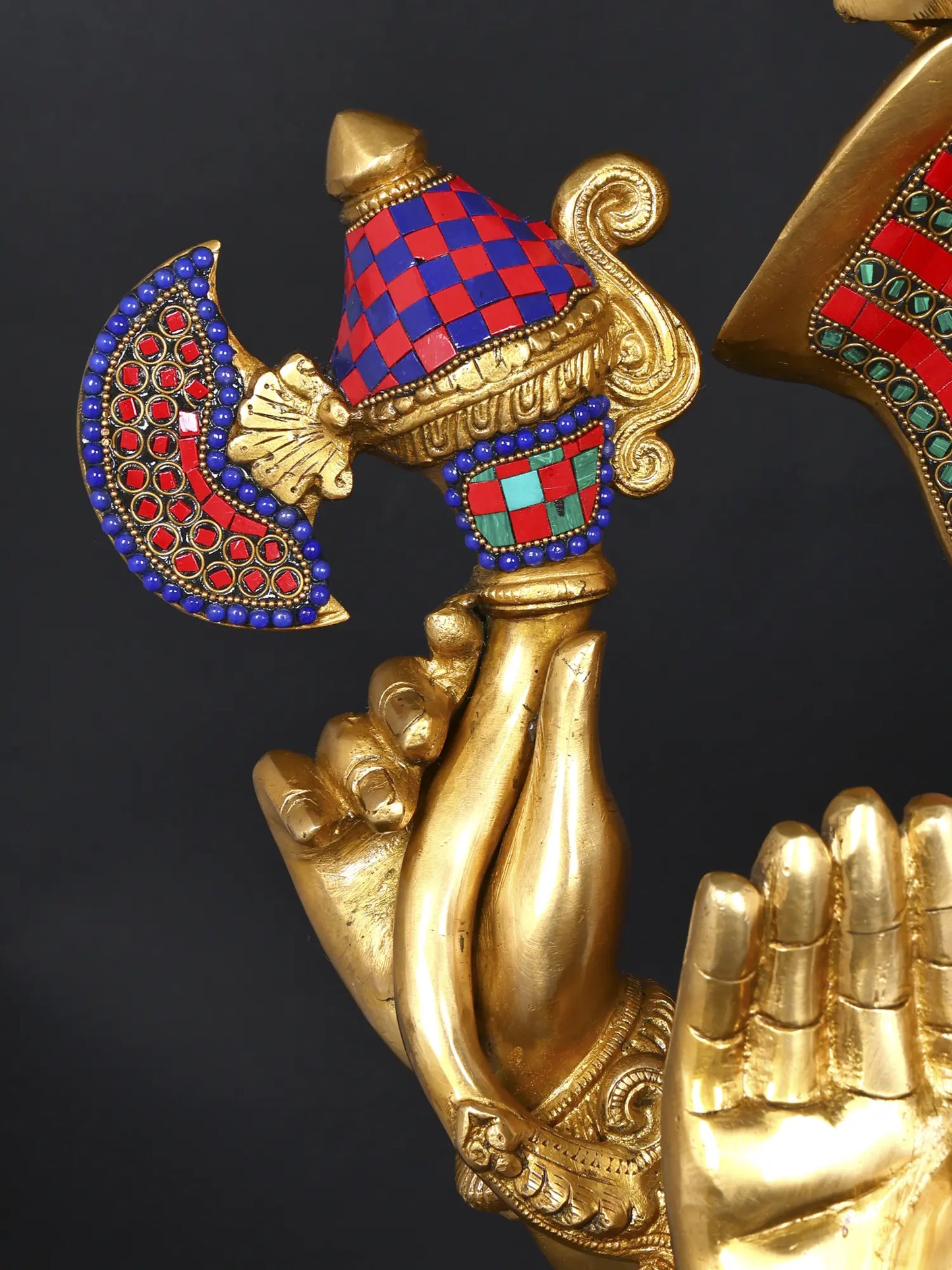 Brassaura™ Brass Ganesha Statue | Height 32 Inches & Weight 69.50 kgs