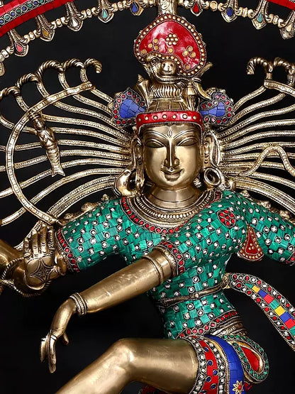 Brassaura® Brass Nataraj Statue | Height 48 Inches & Weight 58 kg