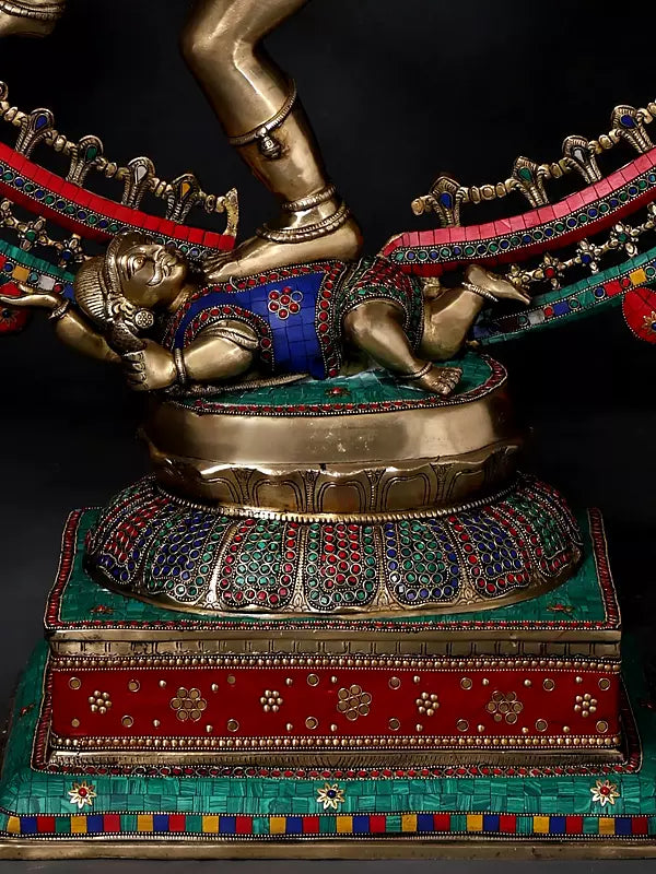 Brassaura® Brass Nataraj Statue | Height 48 Inches & Weight 58 kg