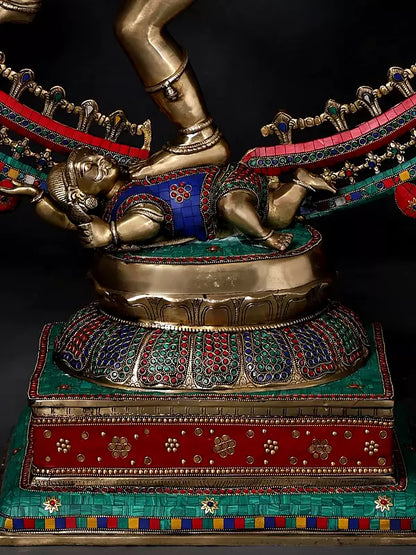 Brassaura® Brass Nataraj Statue | Height 48 Inches & Weight 58 kg