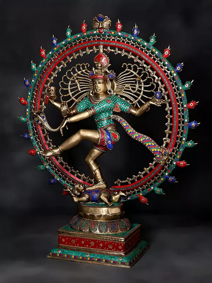 Brassaura® Brass Nataraj Statue | Height 48 Inches & Weight 58 kg