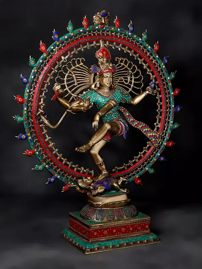Brassaura® Brass Nataraj Statue | Height 48 Inches & Weight 58 kg