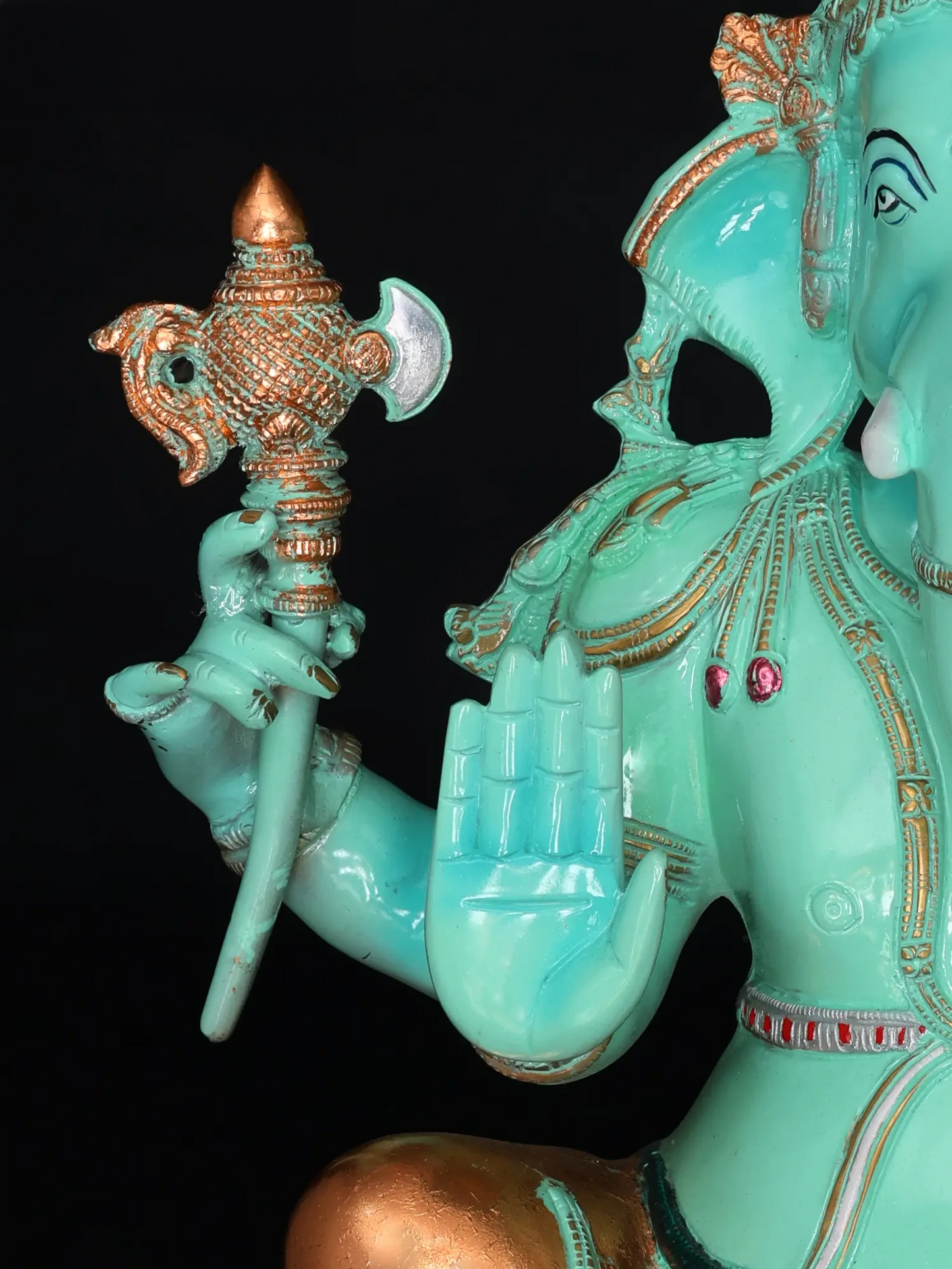 Brassaura™ Brass Ganesha Statue | Height 20 Inches & Weight 22.30 kgs