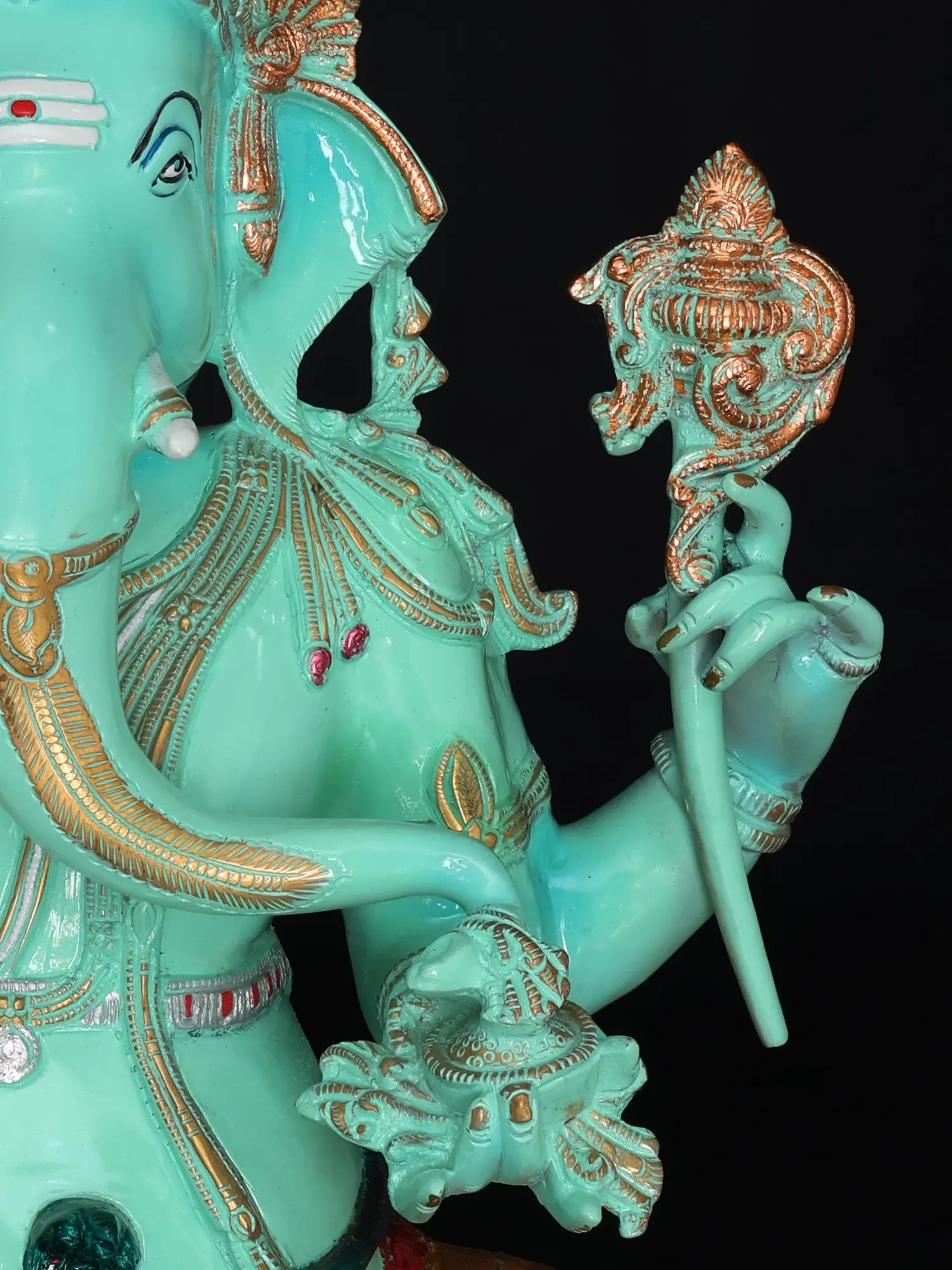 Brassaura™ Brass Ganesha Statue | Height 20 Inches & Weight 22.30 kgs