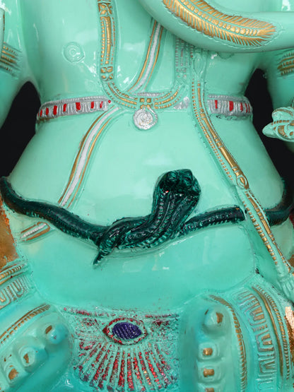 Brassaura™ Brass Ganesha Statue | Height 20 Inches & Weight 22.30 kgs