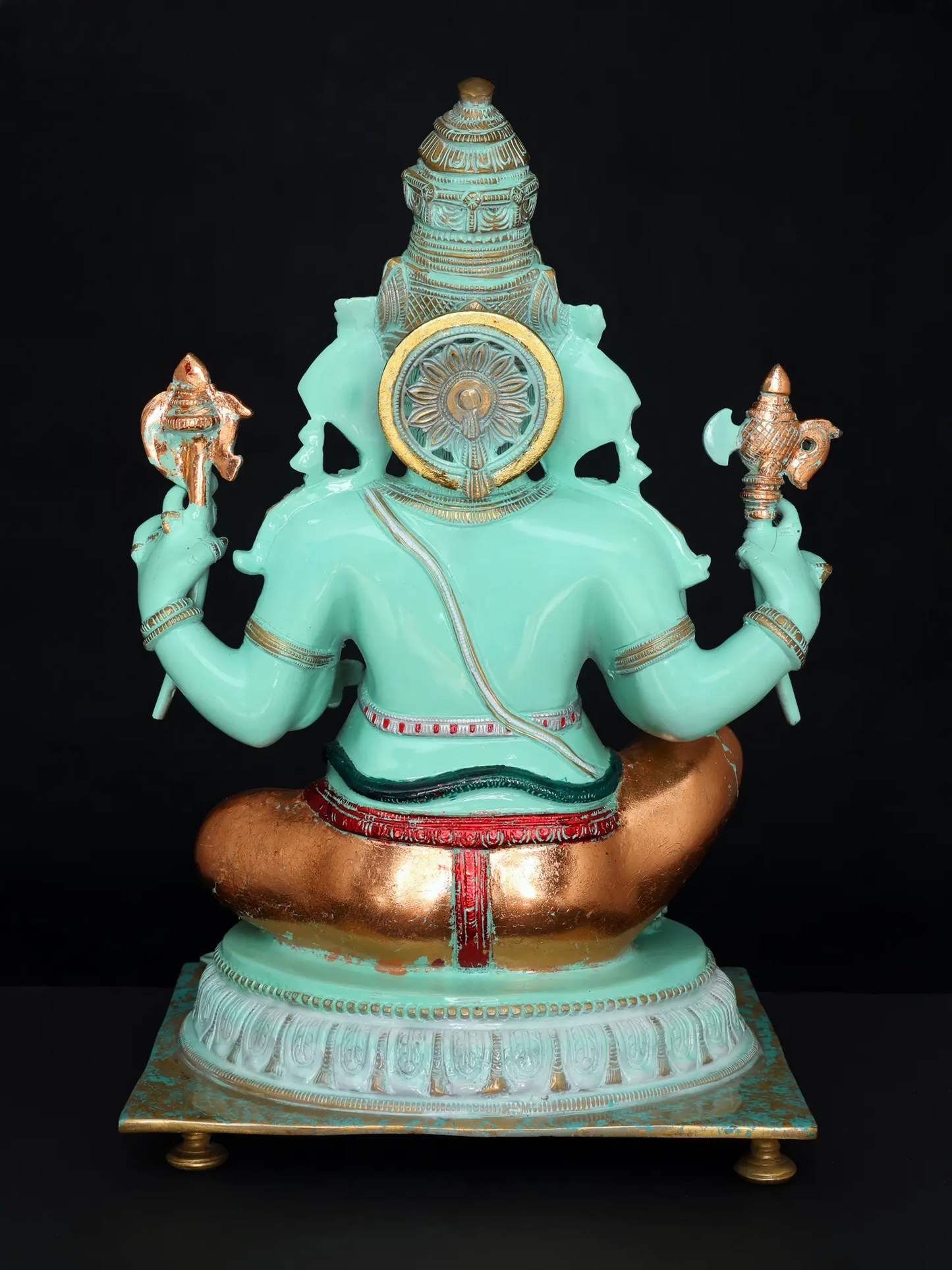Brassaura™ Brass Ganesha Statue | Height 20 Inches & Weight 22.30 kgs