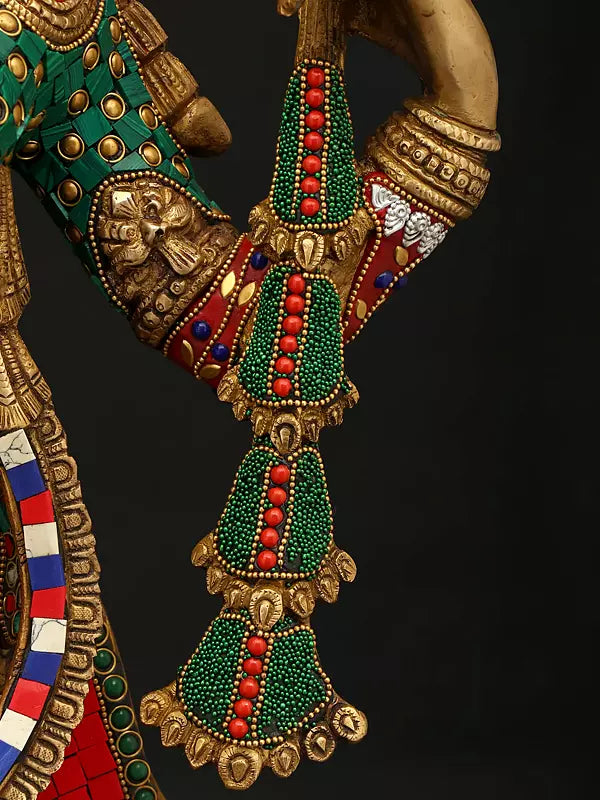 Brassaura® Brass Krishna Statue | Height 30.9 Inches & Weight 26.29 kg