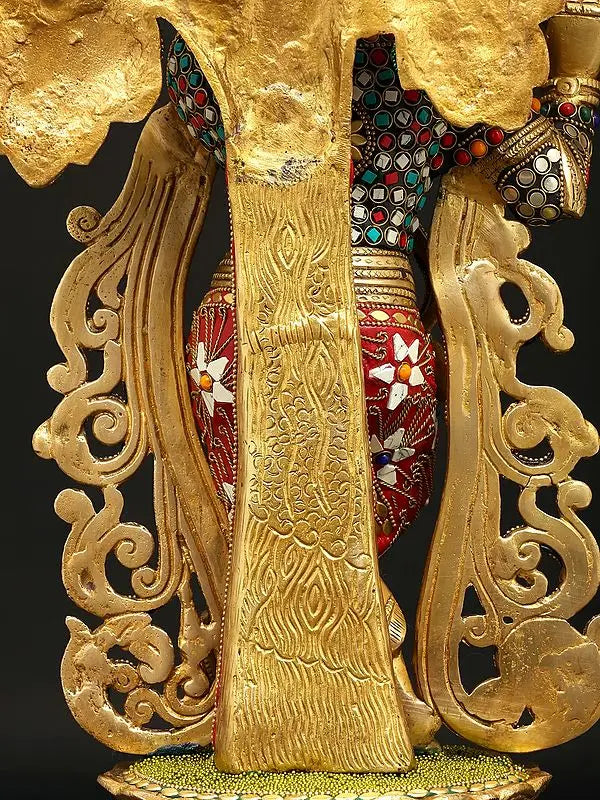 Brassaura® Brass Krishna Statue | Height 24 Inches & Weight 13.79 kg