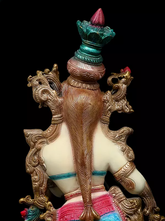 Brassaura® Brass Radha Krishna Statue | Height 26 Inches & Weight 34.23 kg