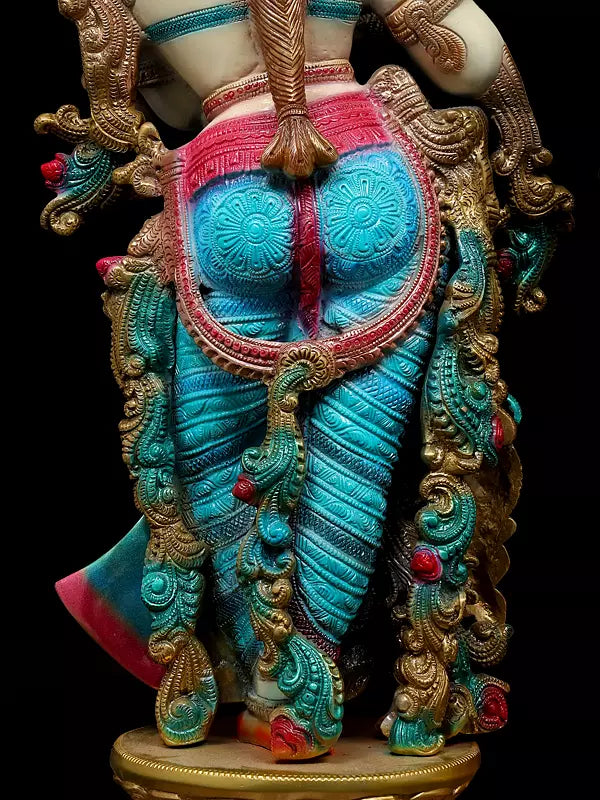 Brassaura® Brass Radha Krishna Statue | Height 26 Inches & Weight 34.23 kg