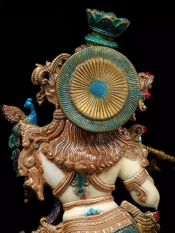 Brassaura® Brass Radha Krishna Statue | Height 26 Inches & Weight 34.23 kg