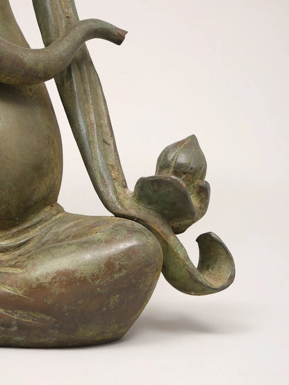Brassaura™ Modern Brass Ganesha Statue | Height 16 Inches & Weight 9.08 kgs