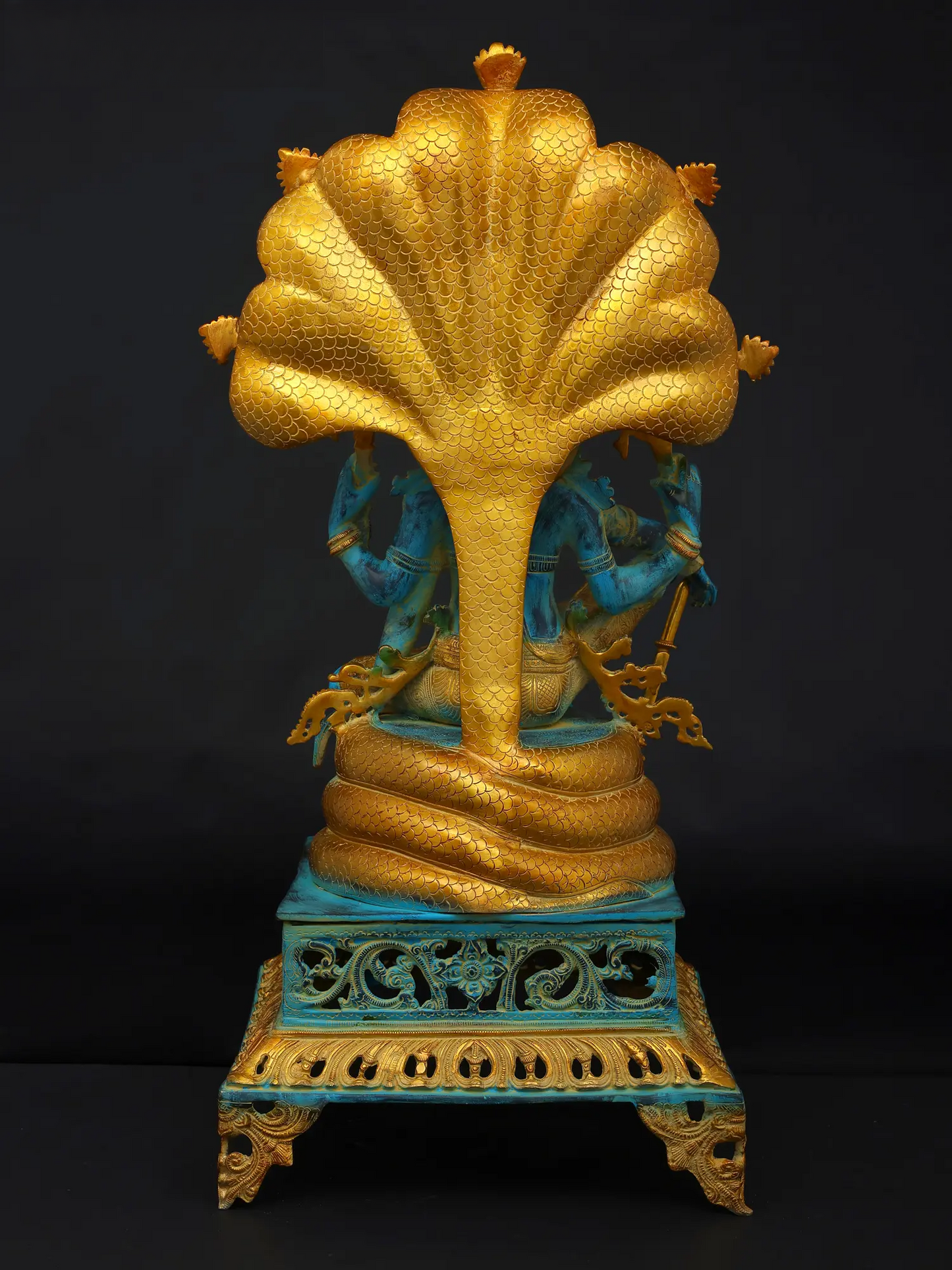 Brassaura® Brass Vishnu Statue | Height 28 Inches & Weight 25.74 kg