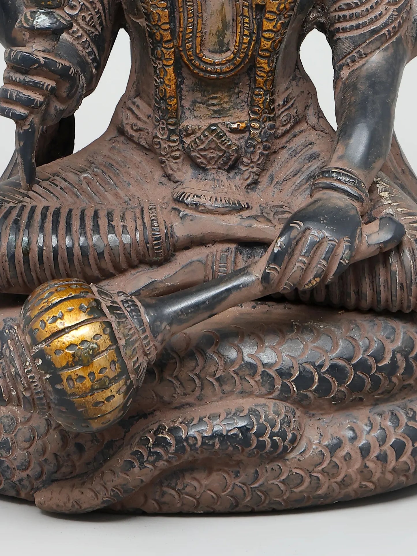 Brassaura® Brass Vishnu Statue | Height 13 Inches & Weight 7.09 kg