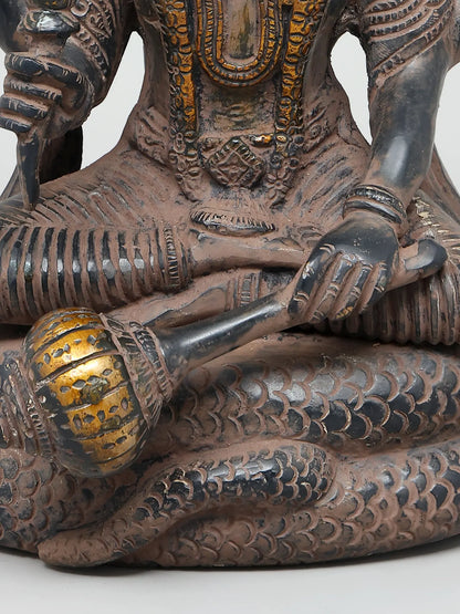 Brassaura® Brass Vishnu Statue | Height 13 Inches & Weight 7.09 kg