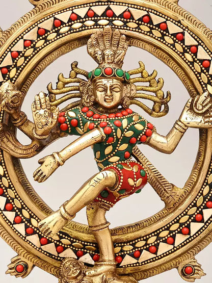 Brassaura™ Brass Nataraj Statue | Height 12 Inches & Weight 2.93 kg