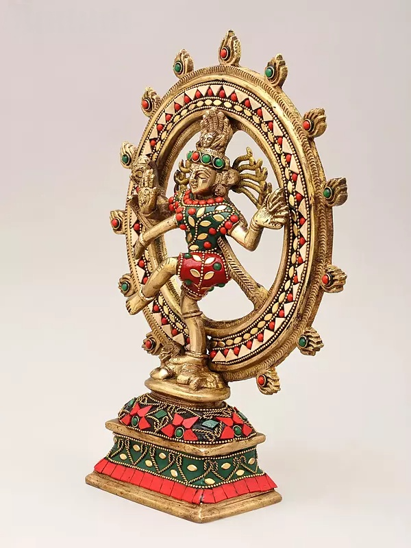 Brassaura™ Brass Nataraj Statue | Height 12 Inches & Weight 2.93 kg