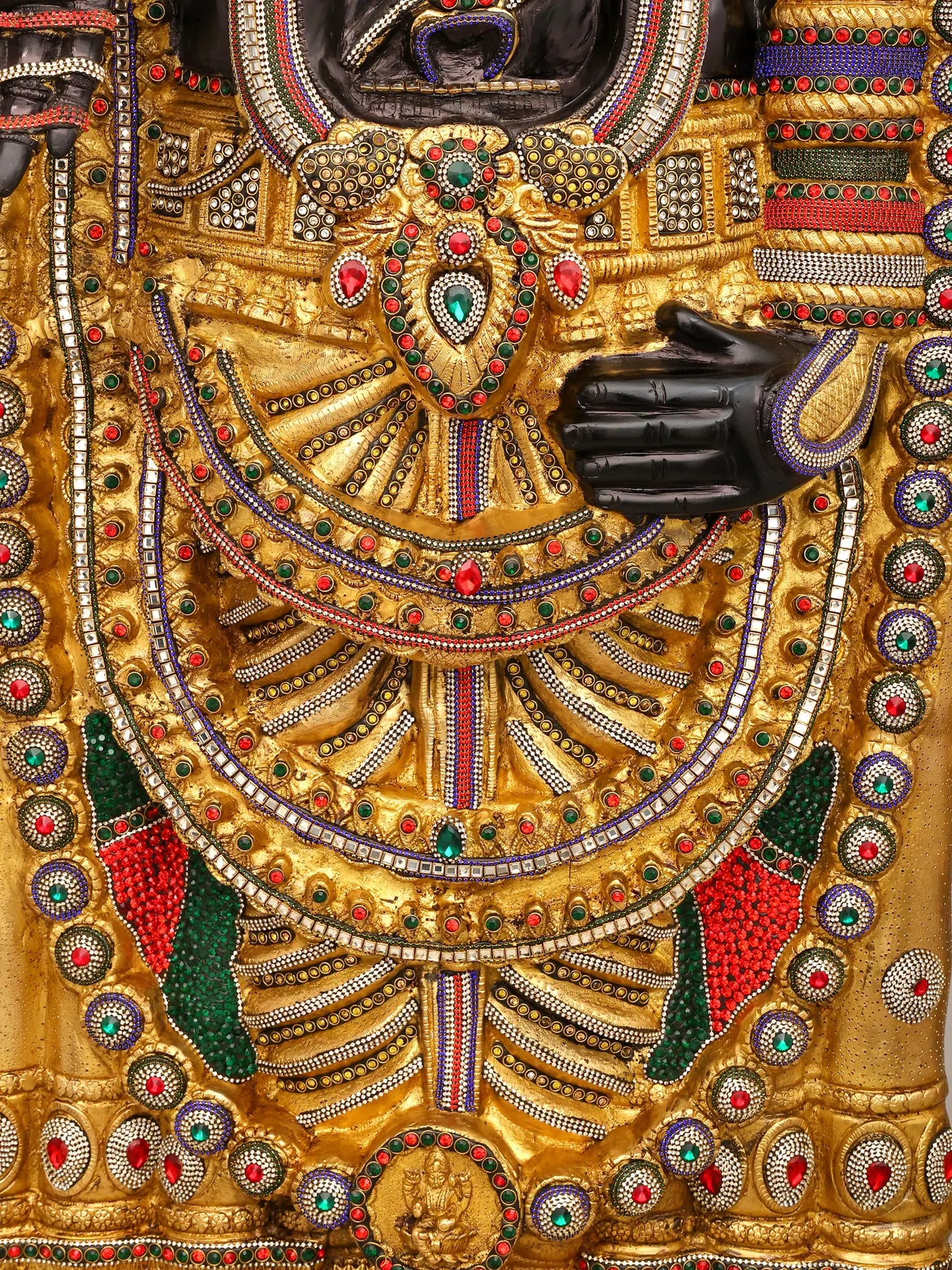Brassaura® Brass Venkateswara Statue | Height 67 Inches & Weight 106 kg
