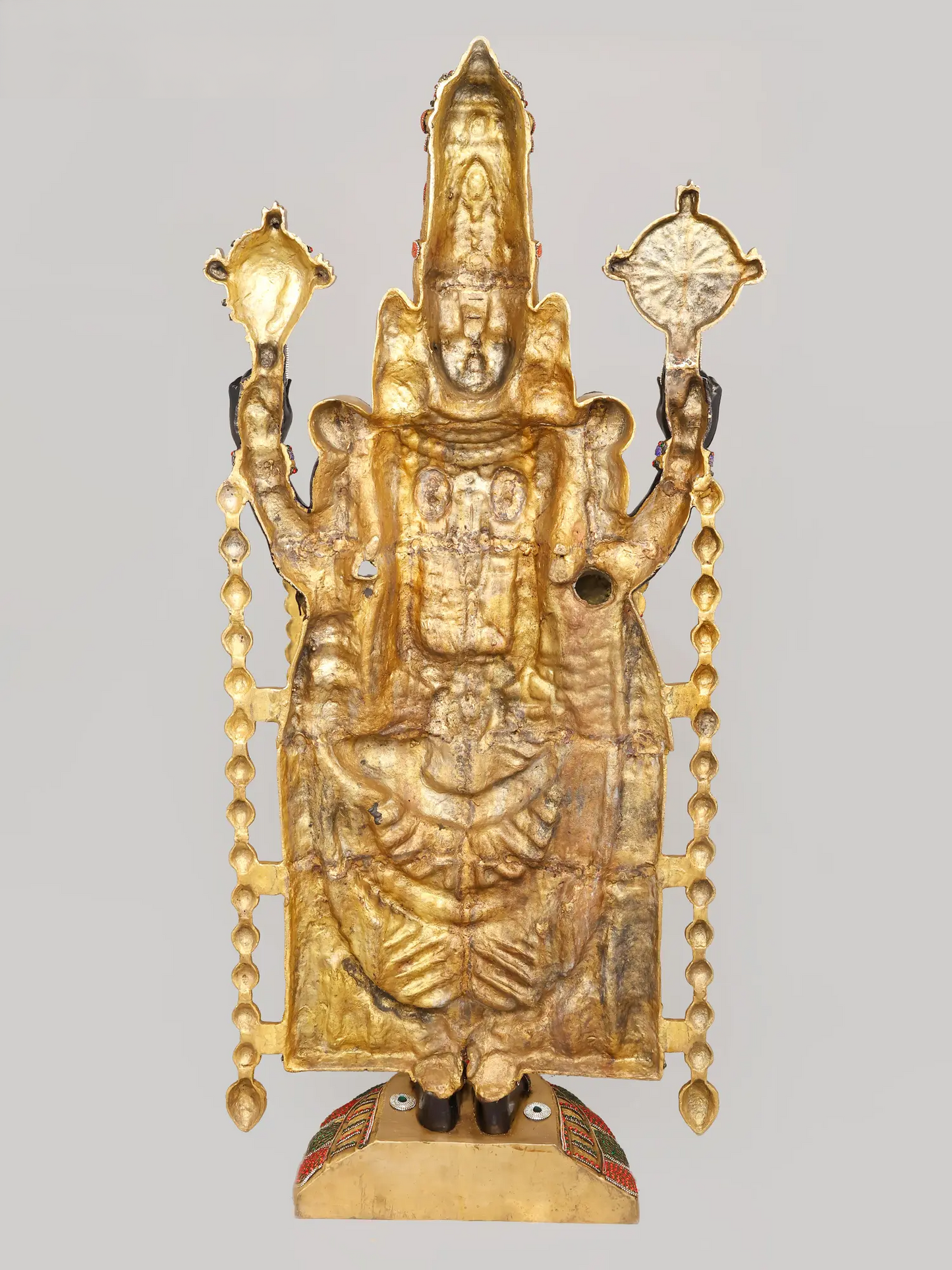 Brassaura® Brass Venkateswara Statue | Height 67 Inches & Weight 106 kg