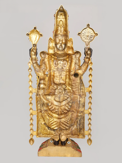 Brassaura® Brass Venkateswara Statue | Height 67 Inches & Weight 106 kg