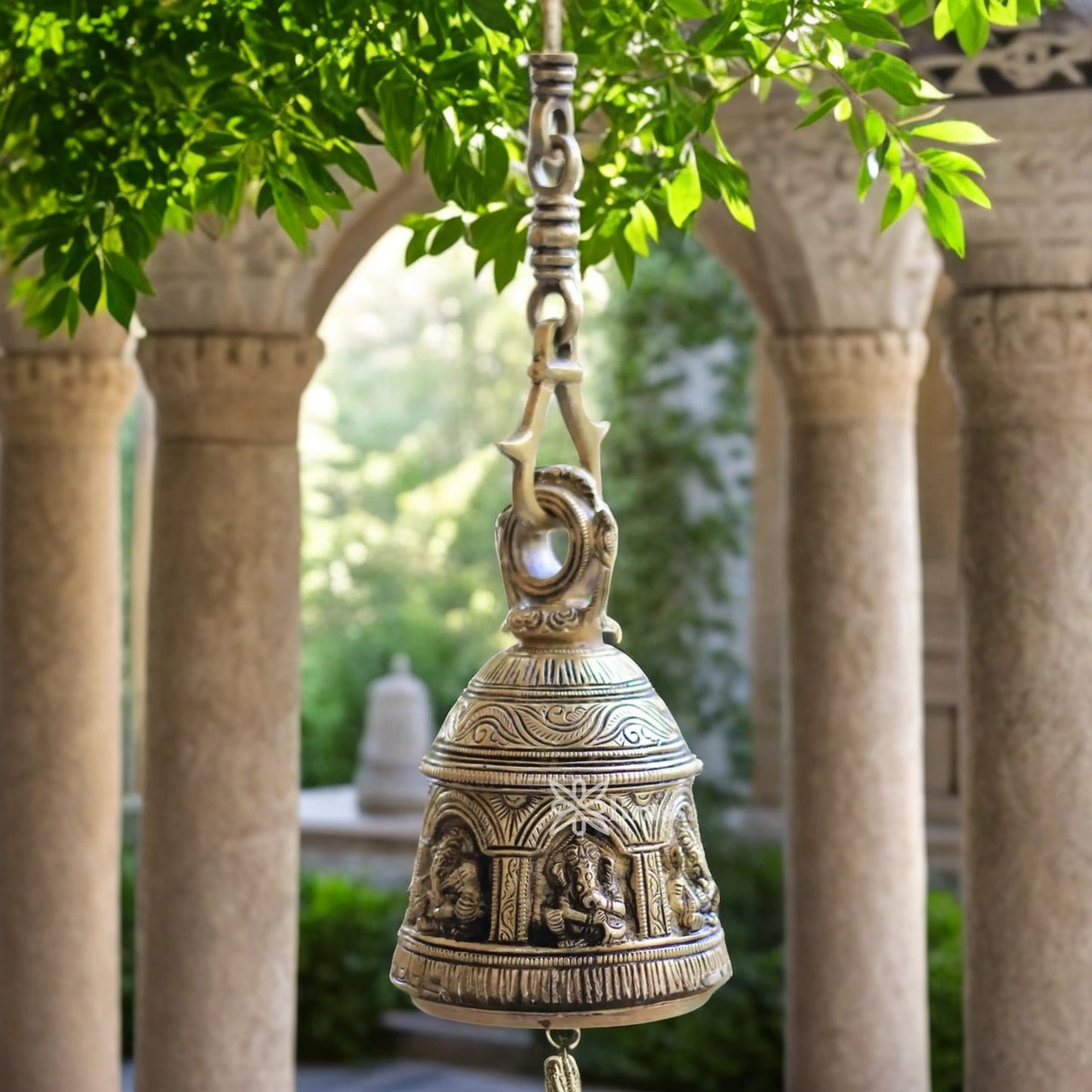 Brassaura™ Brass Bell For Home Décor And Gift Items - Height 26 Inches & Weight 1.95 Kgs