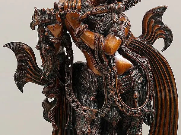 Brassaura® Brass Krishna Statue | Height 25 Inches & Weight 16.10 kg