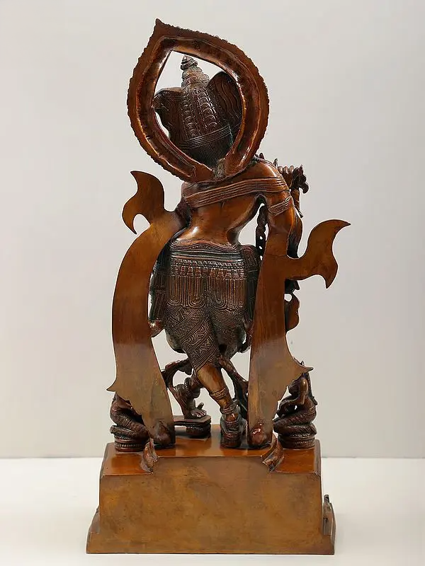 Brassaura® Brass Krishna Statue | Height 25 Inches & Weight 16.10 kg
