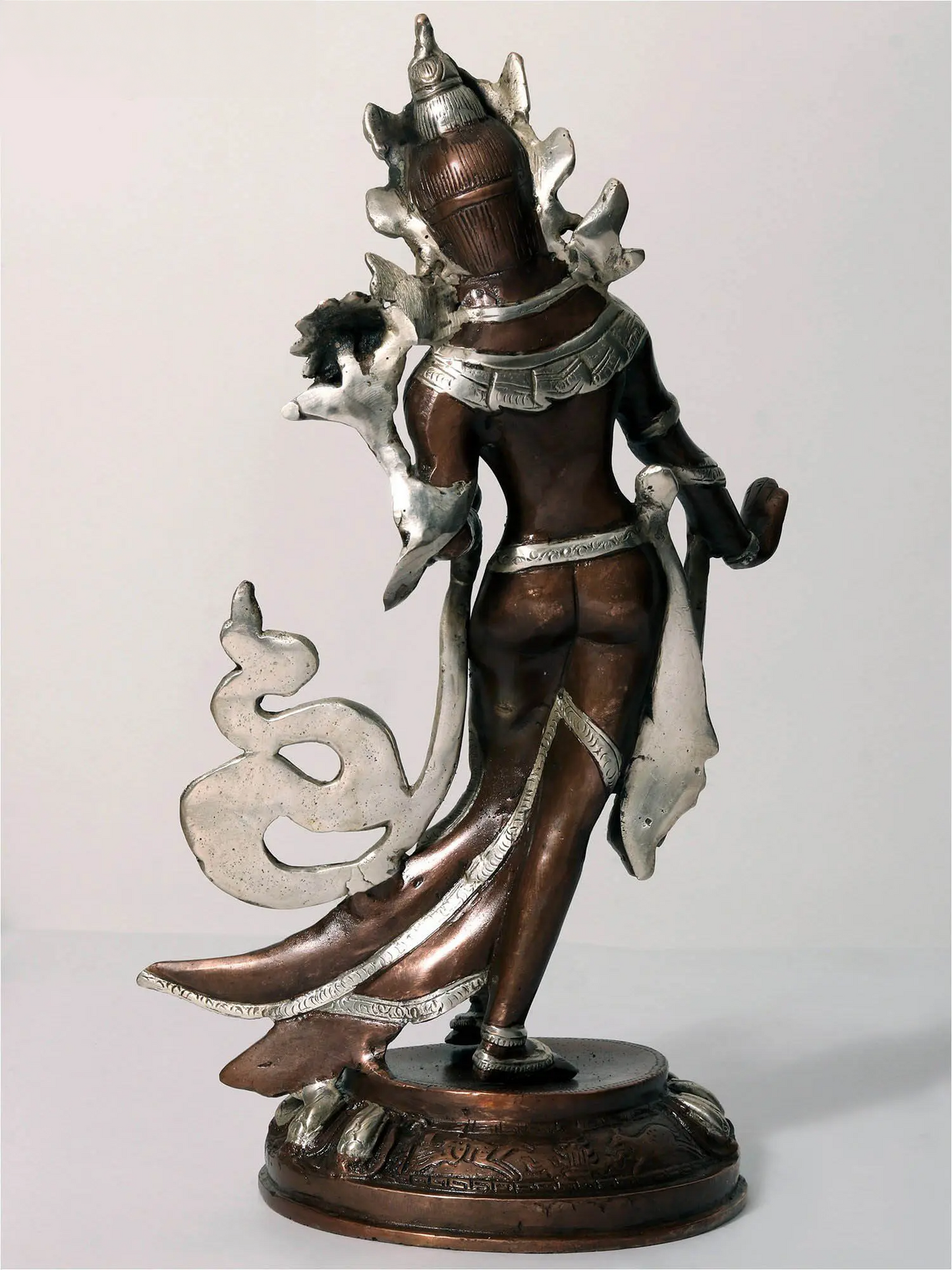 Brassaura® Standing Tara Sculpture | Dual Tone Finish | Height 13.98 Inches & Weight 3.77 kgs