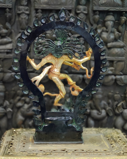 Brassaura™ Handcrafted Brass Lord Shiva Nataraja Statue | Height 21 Inches & Weight 12 Kgs