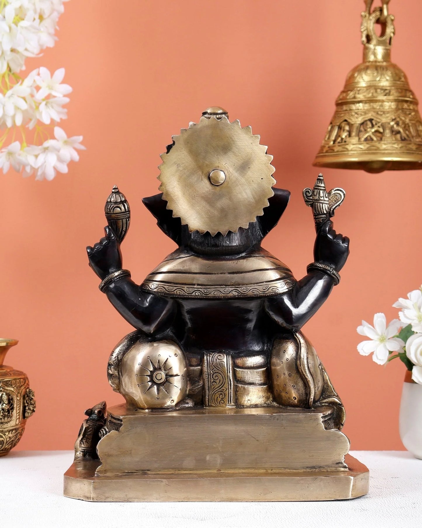 Brassaura® Brass Lord Ganesha Statue | Height 13 Inches