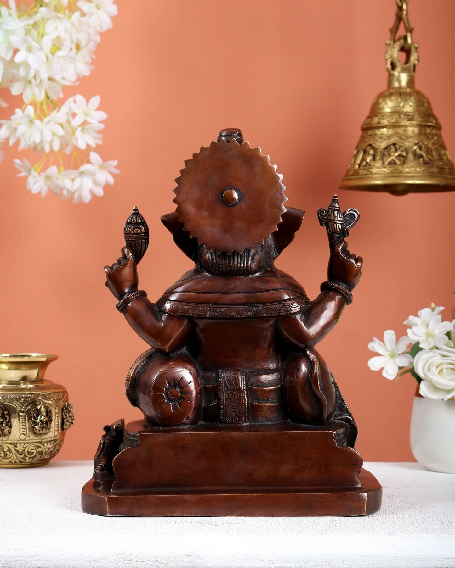 Brassaura® Brass Lord Ganesha Statue | Height 13 Inches