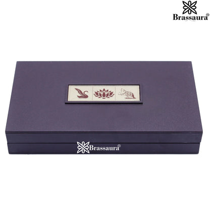 Brass Classic Lakshmi Ganesh Saraswati Weight 0.4 Kg & Height 1.5 Inch
