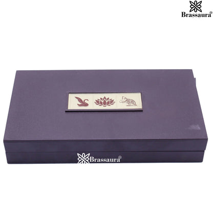 Brass Classic Lakshmi Ganesh Saraswati Weight 0.4 Kg & Height 1.5 Inch