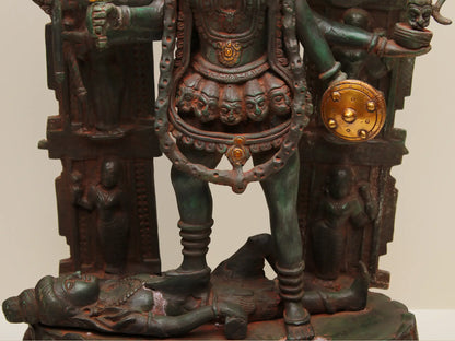 Brassaura® Brass Goddess Kali Statue | Height 28 Inches & Weight 28 kg